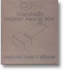 Marshalls 2011 Plaque Marshalls Regional Award 2011 Plaque